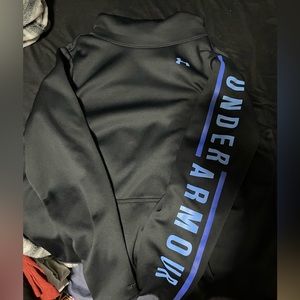 High Neck Black Under Armour Sweatshirt